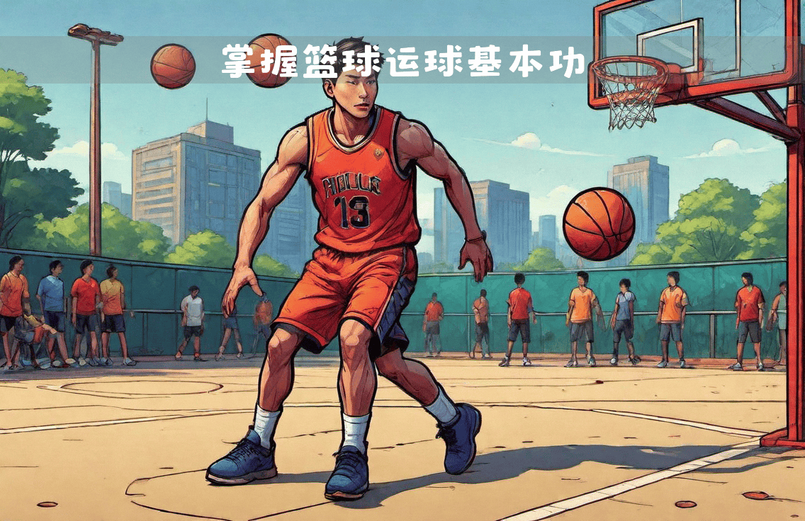 球场上的运球过人，技术造诣惊人
